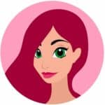 Profil femme aux yeux vert