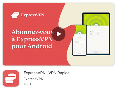 Express VPN appli