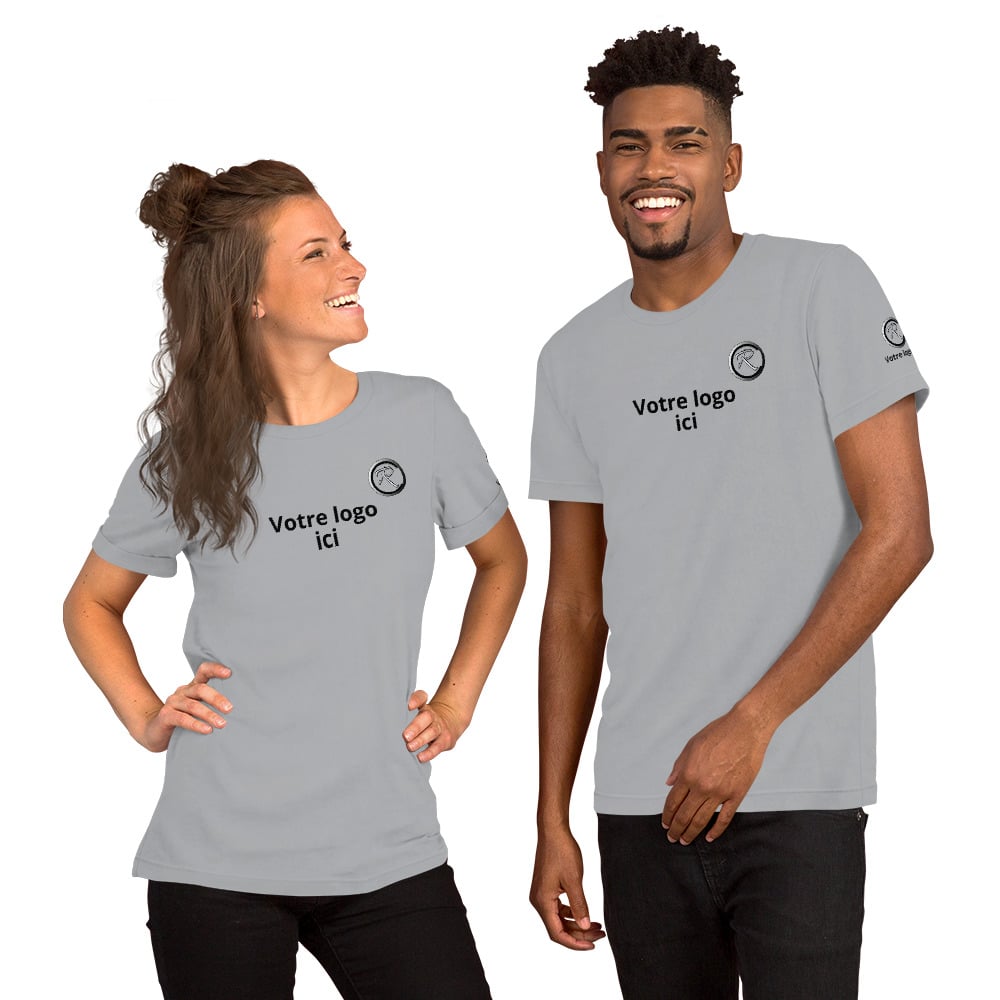 T-Shirt Unisex aux couleurs de votre entreprise (avec votre logo) – Image 3