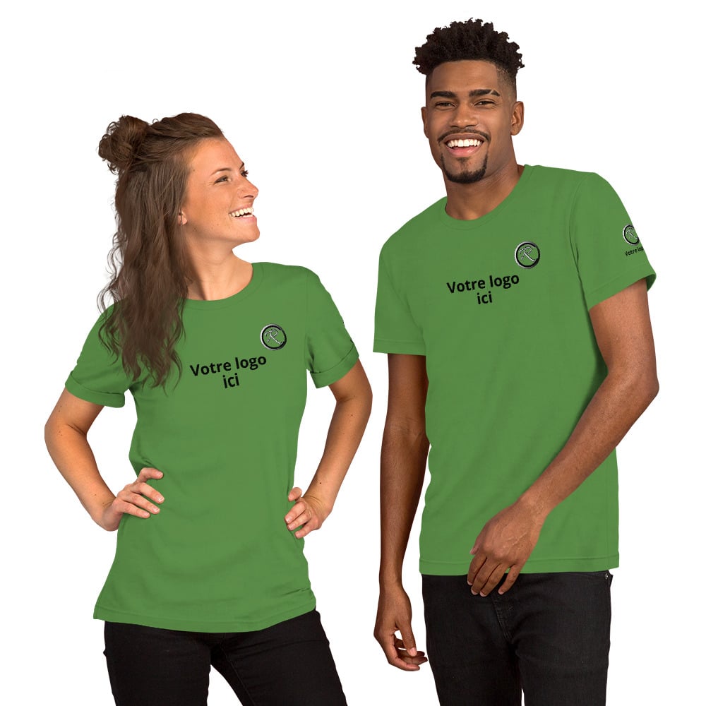T-Shirt Unisex aux couleurs de votre entreprise (avec votre logo) – Image 4