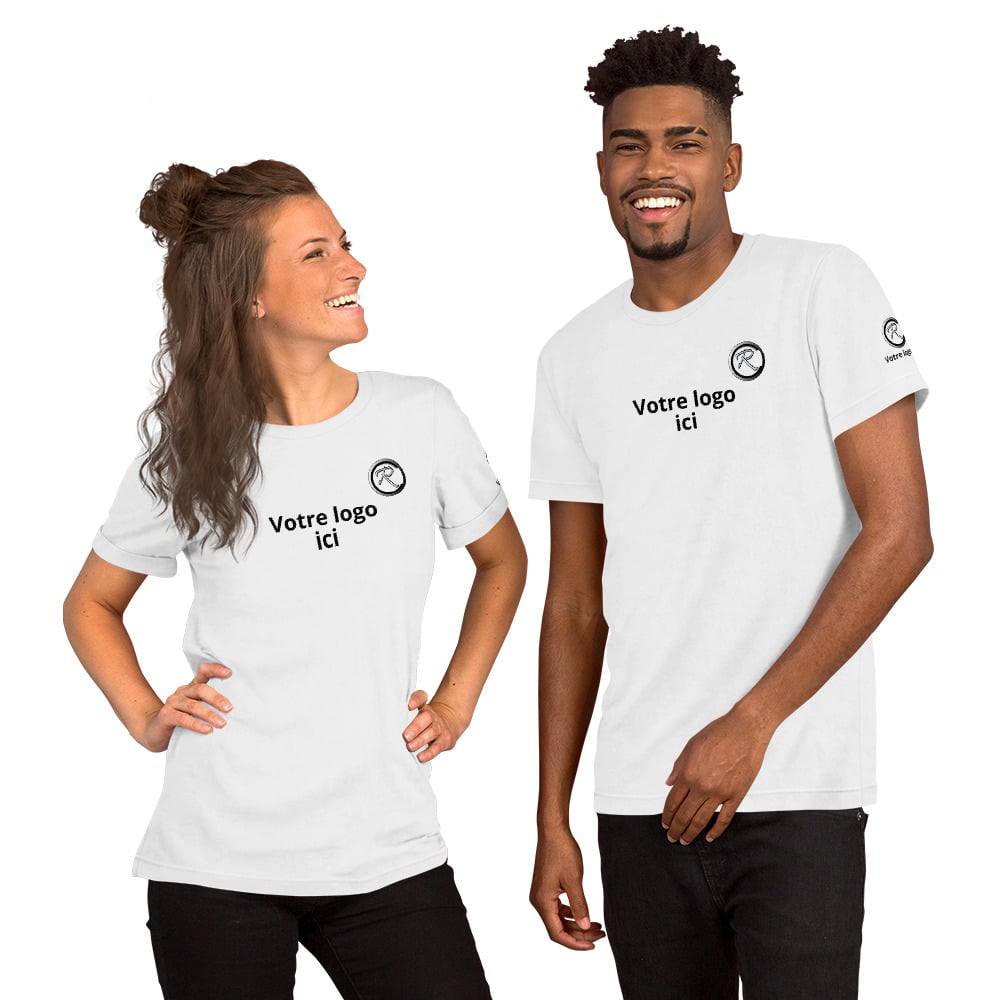 T-Shirt Unisex aux couleurs de votre entreprise (avec votre logo) – Image 5