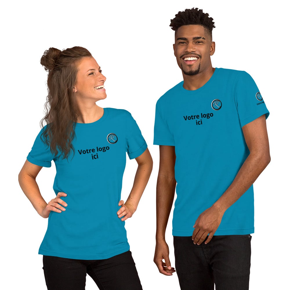 T-Shirt Unisex aux couleurs de votre entreprise (avec votre logo) – Image 2