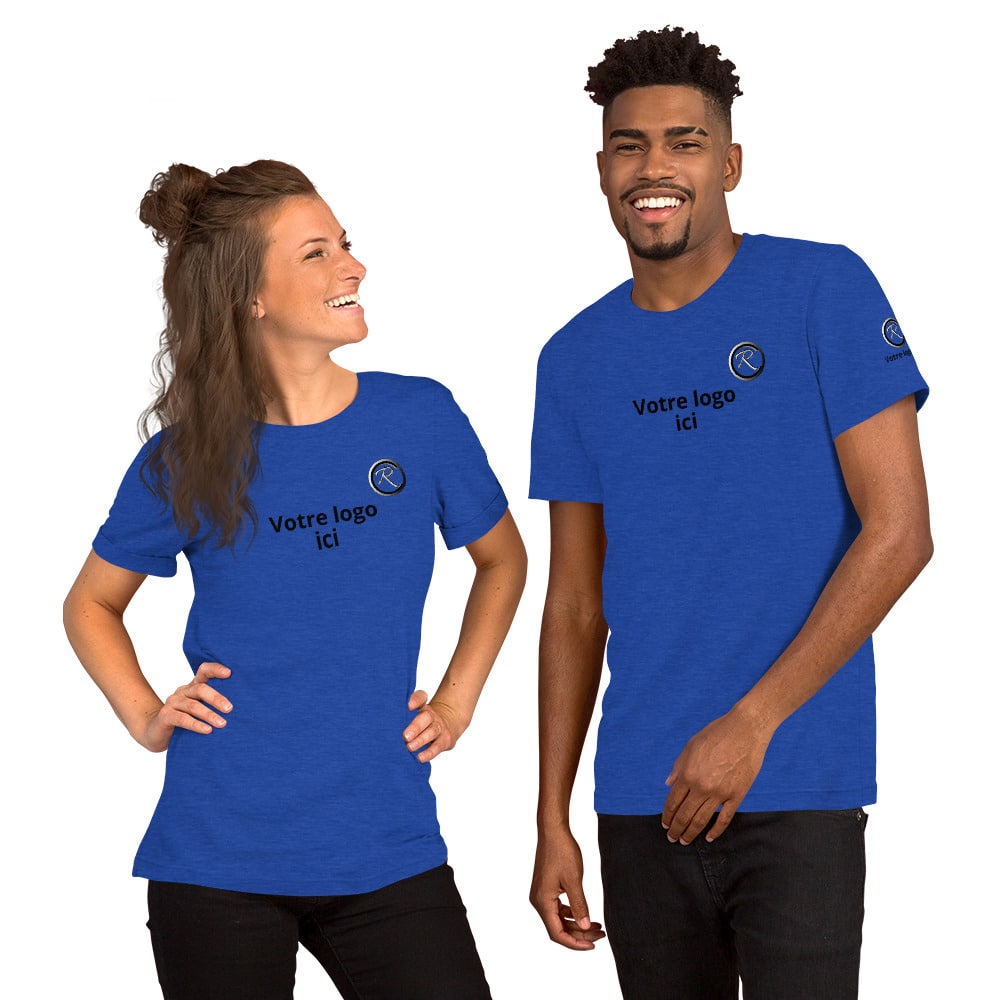 T-Shirt Unisex aux couleurs de votre entreprise (avec votre logo)